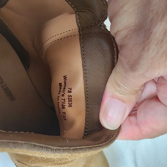 Johnston & Murphy Darby Back Zip Bootie Size 7.5 - Picture 9 of 15